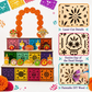 Ofrenda de Madera de 3 Niveles para Día de Muertos