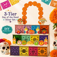 Ofrenda de Madera de 3 Niveles para Día de Muertos