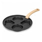 🍳 ¡AHORRA 50%! 🥞 Sartén Antiadherente de 4 Moldes – Perfecta para el Desayuno, Calor Uniforme y Fácil de Voltear – Recubrimiento de Grado Alimentario y Hierro Fundido Duradero ✨