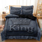 ⏳¡50% de descuento por tiempo limitado⏰ Juego de Cama 3 Piezas Moderno Corona Real 🛌