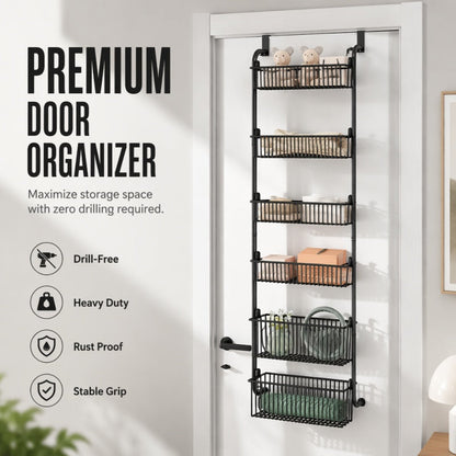 Organizador Colgante de Canastas para Puerta