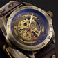 ⌚ ¡50% DE DESCUENTO! 🕰️ Reloj Mecánico Retro – Movimiento Automático, Correa de Doble Opción (Acero/Piel) – Estilo Vintage, Precisión Moderna ✨