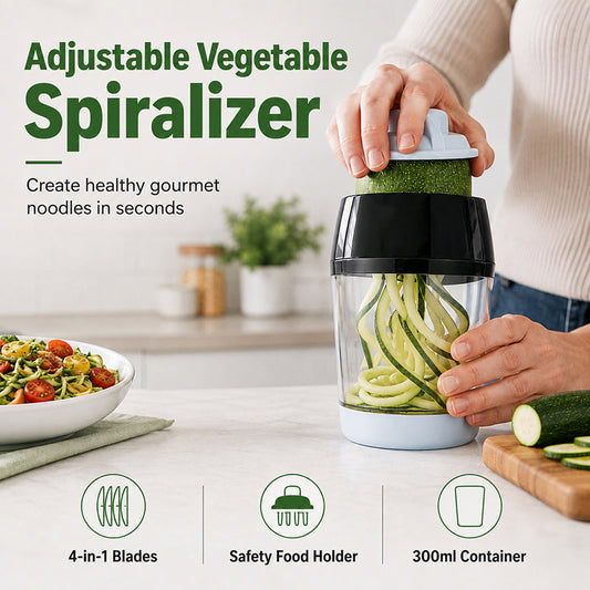 Espiralizador y Cortador de Verduras de Mano