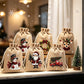 🎅 ¡50% DE DESCUENTO POR TIEMPO LIMITADO! ✨ Bolsas de regalo navideñas con cordón – Diseño de Papá Noel y renos, bolsas de tela reutilizables para envolver regalos ✨