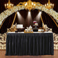 💥 Faldón Plisado para Mesa de Eventos – Decoración Elegante y de Fácil Instalación ✨