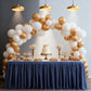 💥 Faldón Plisado para Mesa de Eventos – Decoración Elegante y de Fácil Instalación ✨
