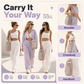 🥤 ¡OFERTA LIMITADA 50% OFF! ✨ Bolsa Portabotellas de Agua con Correa – Manos Libres, Multibolsillos, Ideal para Exteriores ✨