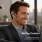🔊 ¡TIEMPO LIMITADO 50% DE DESCUENTO! ✨Auricular Bluetooth impermeable – Bluetooth5.1, reducción de ruido de doble micrófono, gancho ✨ giratorio de 180°
