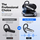 🔊 ¡TIEMPO LIMITADO 50% DE DESCUENTO! ✨Auricular Bluetooth impermeable – Bluetooth5.1, reducción de ruido de doble micrófono, gancho ✨ giratorio de 180°