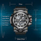⌚✨ Reloj Luminoso Multifuncional Impermeable de Moda para Hombre ✨💧