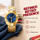 Reloj de Cuarzo Clásico Retro para Hombre