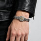 📿 ¡50% DE DESCUENTO! ✨ Pulsera Vajra Giratoria Vintage para Hombre – Pieza Central Giratoria, Acabado en Cobre Galvanizado y Textura de Inspiración Vintage – Estilo Audaz y Llamativo 💪