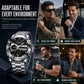 Reloj Deportivo y Casual de Negocios Multifuncional e Impermeable para Hombre