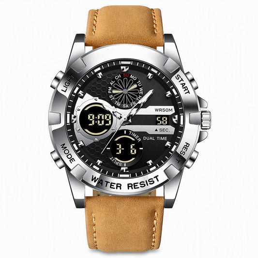 Reloj Deportivo y Casual de Negocios Multifuncional e Impermeable para Hombre