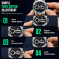 Reloj Deportivo y Casual de Negocios Multifuncional e Impermeable para Hombre