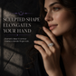 📢📢 ¡50% DE DESCUENTO! ⏰ Anillo Gótico Vintage Luna Creciente con Baño de Platino y Engaste en V