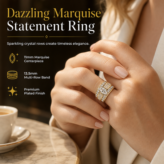 🌸 ¡50% DE DESCUENTO AHORA! 🌸 Anillo de Compromiso con Circonita Cúbica y Baño de Oro