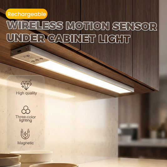 Luz LED Recargable para Gabinete con Sensor de Movimiento Inalámbrico