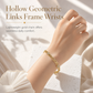 ✨ ¡50% DE DESCUENTO POR TIEMPO LIMITADO! 💛 Pulsera de Cadena con Corazones de Strass Dorado – Lujo Ligero, Estilo Parisino 🤍