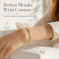 ✨ ¡50% DE DESCUENTO POR TIEMPO LIMITADO! 💛 Pulsera de Cadena con Corazones de Strass Dorado – Lujo Ligero, Estilo Parisino 🤍