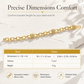 ✨ ¡50% DE DESCUENTO POR TIEMPO LIMITADO! 💛 Pulsera de Cadena con Corazones de Strass Dorado – Lujo Ligero, Estilo Parisino 🤍