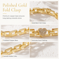 ✨ ¡50% DE DESCUENTO POR TIEMPO LIMITADO! 💛 Pulsera de Cadena con Corazones de Strass Dorado – Lujo Ligero, Estilo Parisino 🤍