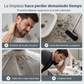 Capa de corte de pelo transpirable talla mediana gris para adultos y bata de salón para teñir el pelo inodora