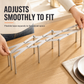 Estante Organizador Extensible de Acero Inoxidable para Cocina y Tapas de Sartén