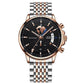 Reloj de Cuarzo Luminoso e Impermeable para Hombre