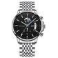 Reloj de Cuarzo Luminoso e Impermeable para Hombre