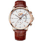 Reloj de Cuarzo Luminoso e Impermeable para Hombre
