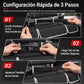 Organizador multiusos para maletero de coche de tela Oxford, bolsa de almacenamiento colgante para asiento trasero para SUV, color negro, 90x12x25 cm