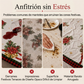🎄🍽️ Mantel navideño de poliéster – Impermeable, reutilizable y disponible en 7 tamaños