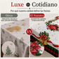🎄🍽️ Mantel navideño de poliéster – Impermeable, reutilizable y disponible en 7 tamaños