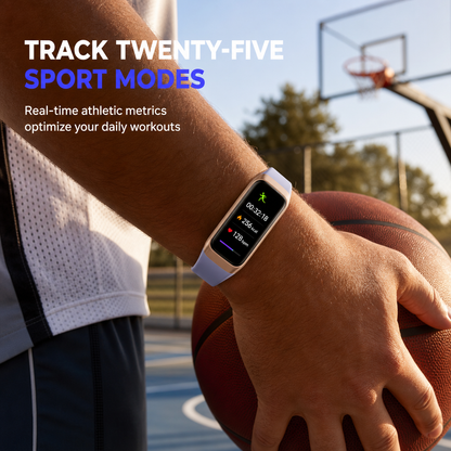 Pulsera Inteligente Smartwatch C60 con Pantalla Color HD – Monitor de Oxígeno en Sangre, Salud y 25 Modos Deportivos
