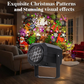 Proyector LED Giratorio de Luces Navideñas con 16 Patrones Dinámicos