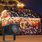 Proyector LED Giratorio de Luces Navideñas con 16 Patrones Dinámicos