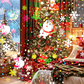 Proyector LED Giratorio de Luces Navideñas con 16 Patrones Dinámicos