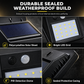 Lámpara Solar de Pared con Sensor de Movimiento e Impermeable IP65 para Jardín y Patio