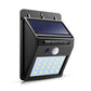 Lámpara Solar de Pared con Sensor de Movimiento e Impermeable IP65 para Jardín y Patio