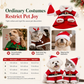 🎅 Disfraz Navideño 3D de Santa Claus de Pie para Perros y Gatos – Traje Festivo Cálido y Divertido 🎄