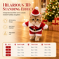 🎅 Disfraz Navideño 3D de Santa Claus de Pie para Perros y Gatos – Traje Festivo Cálido y Divertido 🎄