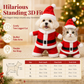 🎅 Disfraz Navideño 3D de Santa Claus de Pie para Perros y Gatos – Traje Festivo Cálido y Divertido 🎄