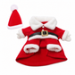 🎅 Disfraz Navideño 3D de Santa Claus de Pie para Perros y Gatos – Traje Festivo Cálido y Divertido 🎄