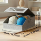 Caja Organizadora Apilable para Gorras con Ventana Transparente