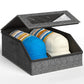 Caja Organizadora Apilable para Gorras con Ventana Transparente