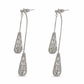 📢📢 ¡50% DE DESCUENTO! ⏰ Aretes Colgantes de Gota con Circonias y Borla para Mujer ✨ Baño de Oro y Doble Uso
