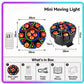 🎉 ¡50% DE DESCUENTO POR TIEMPO LIMITADO! 💡 Luz giratoria para escenario tipo ojo de abeja RGBW con control remoto – 6 brazos, efectos láser y estrobo ✨
