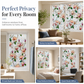 📢📢 ¡50% DE DESCUENTO! ⏰ Película Decorativa Arcoíris para Ventanas con Diseño Floral y Adherencia Estática