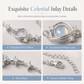 🎁¡50% de Descuento!💥Pulsera de Plata S925 con Dije de Planeta y Estrella – Hipoalergénica y Elegante✨